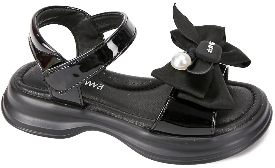 Босоніжки дитячі Apawwa ABX0803P black 31-36 — Apawwa (Апава)