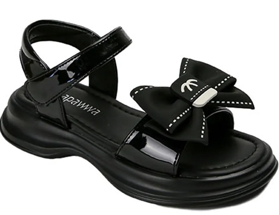 Босоніжки дитячі Apawwa B1690P black 25-30 — Apawwa (Апава)