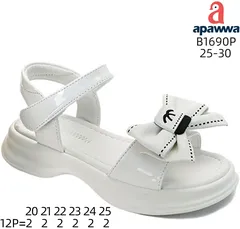 Босоніжки дитячі Apawwa B1690P white 25-30 — Apawwa (Апава) — фото 2