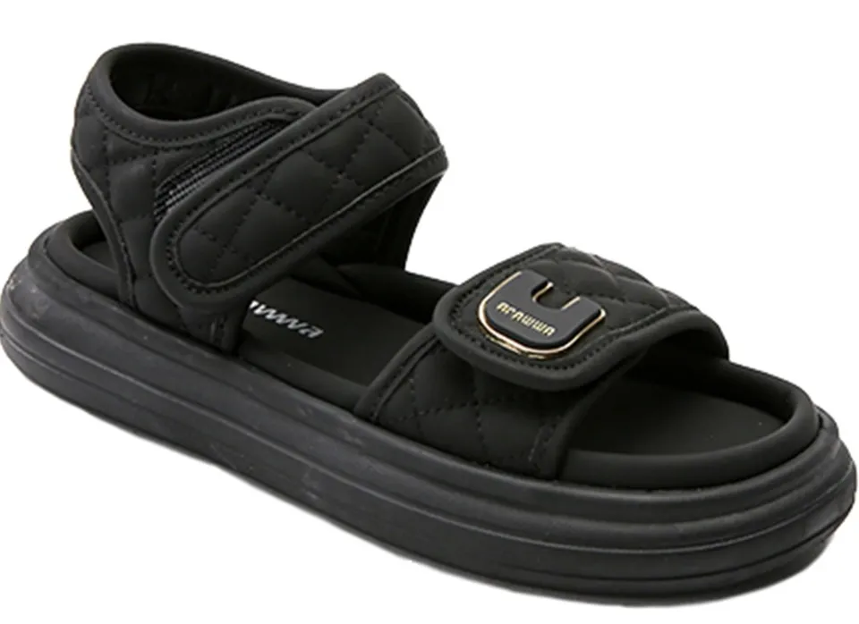 Босоніжки дитячі Apawwa N1335P black 31-36 — Apawwa (Апава)
