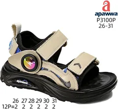 Босоніжки дитячі Apawwa P3100P beige 26-31 — Apawwa (Апава) — фото 2