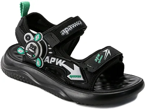 Босоніжки дитячі Apawwa Z2430P black-green 27-32