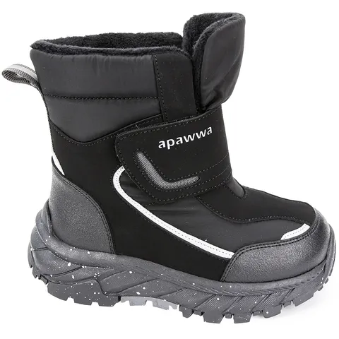 Дутики дитячі Apawwa ABD1552R black 28-33