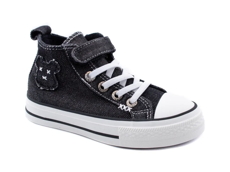 Кеди дитячі Apawwa RC356 black 26-31 — Apawwa (Апава)