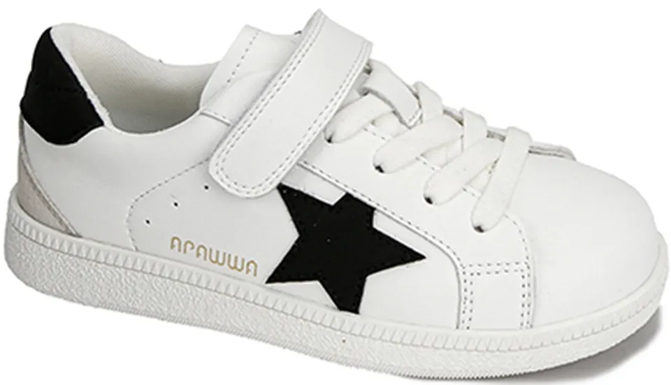 Кросівки дитячі Apawwa ABC0712P white-black 26-31 — Apawwa (Апава)