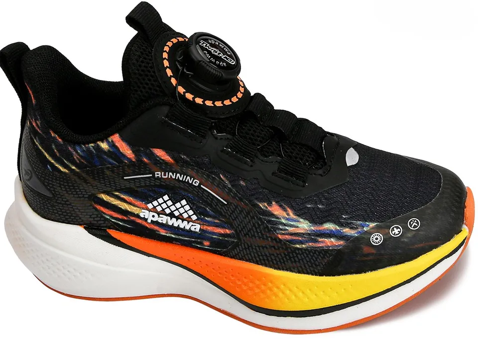 Кроссовки детские Apawwa ABC3133R black 32-38 — Apawwa (Апава)