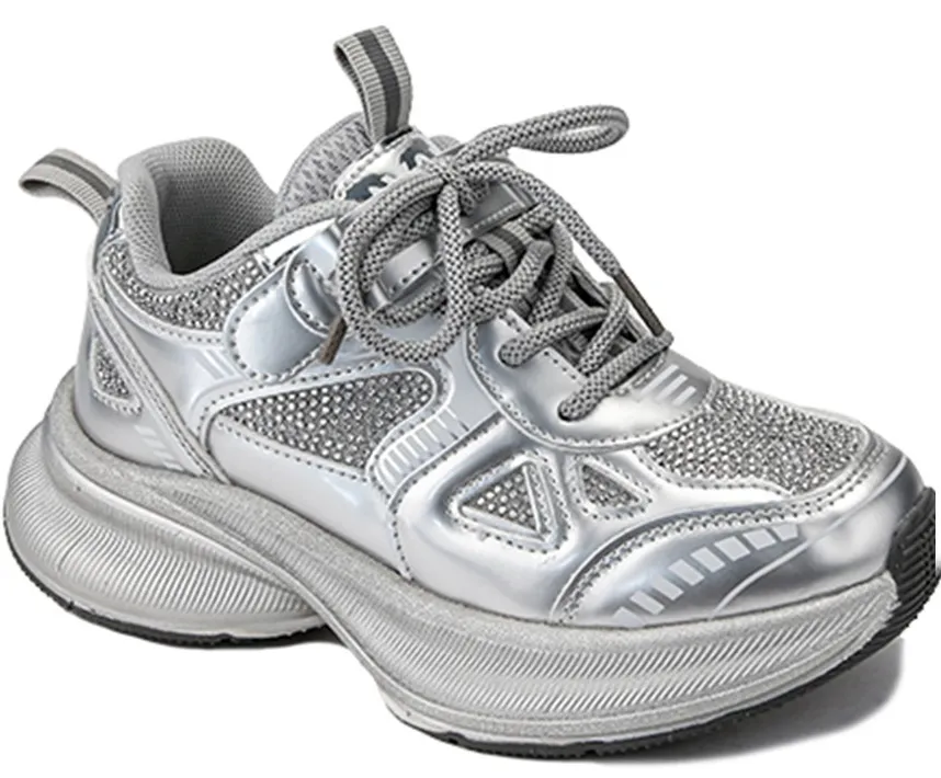 Кросівки дитячі Apawwa N1300P silver 32-37 — Apawwa (Апава)