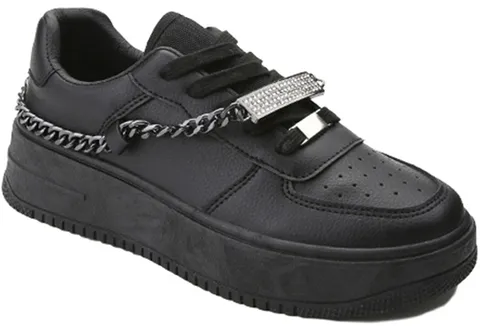 Кроссовки детские ShoSho YF597P-1 black 36-41