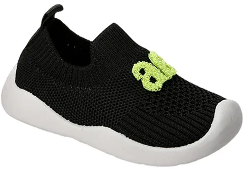 Кроссовки детские Apawwa Z2425P black-green 20-25