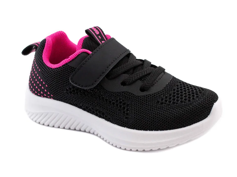 Кроссовки детские Apawwa Z395 black-fuchsia 20-25 — Apawwa (Апава)