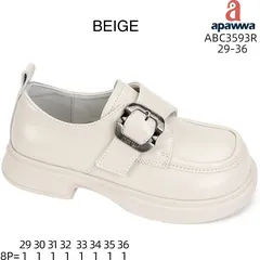 Туфлі дитячі Apawwa ABC3593R beige 29-36 — Apawwa (Апава) — фото 2