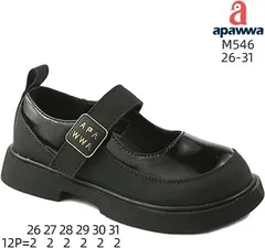 Туфлі дитячі Apawwa M546 black 26-31 — Apawwa (Апава) — фото 2