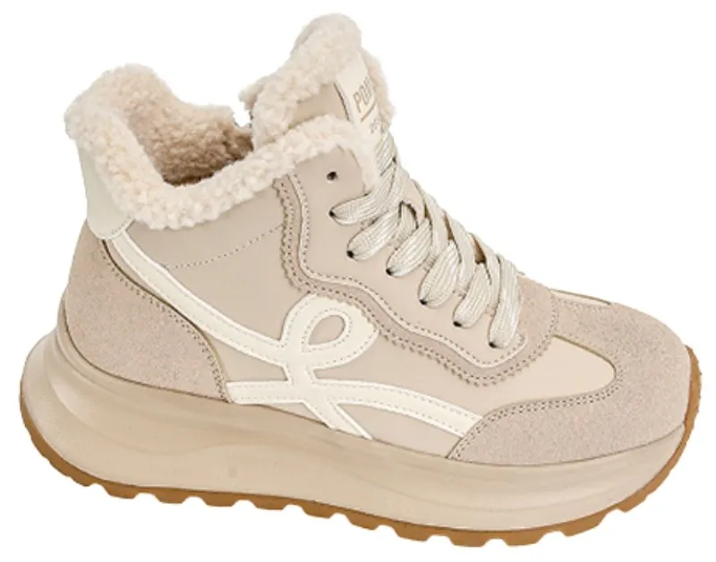 Утепленные хайтопы Apawwa ABD0243R beige 33-38 — Apawwa (Апава)