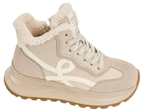 Утеплені хайтопи Apawwa ABD0243R beige 33-38